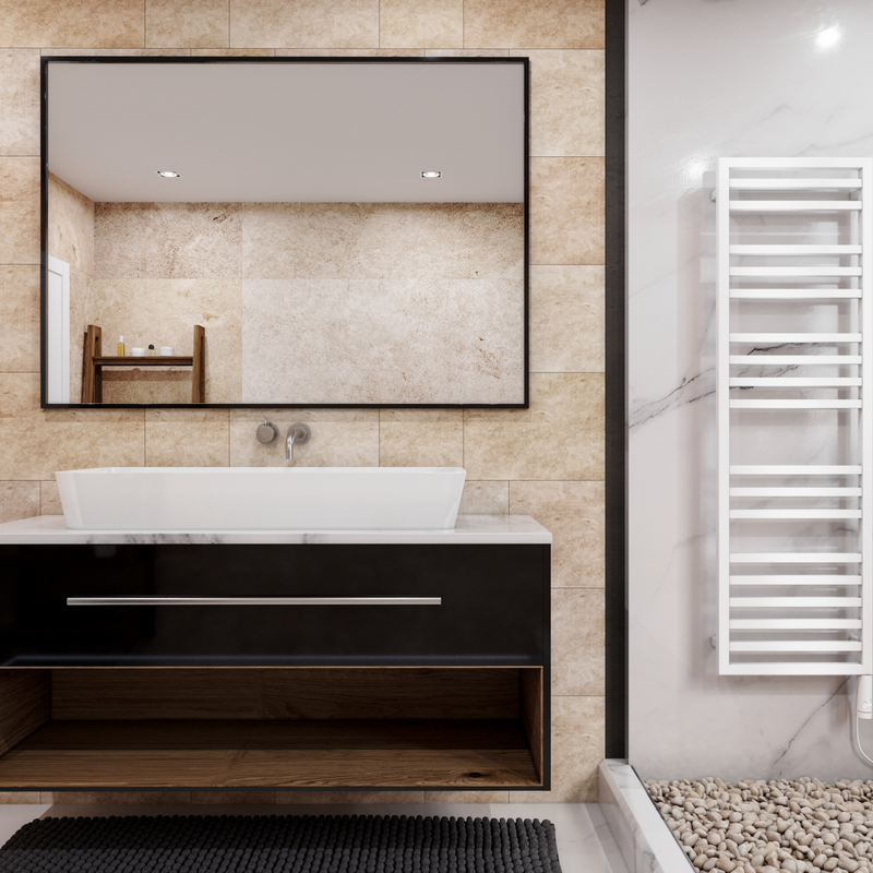 Rendering Zehnder Quaro Spa Decorative radiator Front view